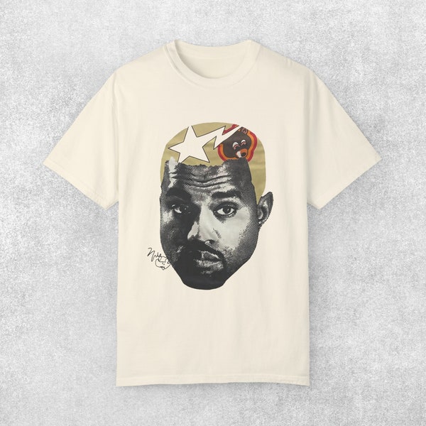 Kanye West Retro Shirt Vintage 90s Bootleg Graphic Style T-Shirt, Oversized Vintage Graphic Tee, College Dropout shirt