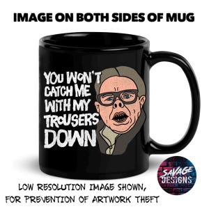 League of Gentlemen Black Glossy Mug BBC Comedy funny birthday gift Tubbs and Edward funny comedy sketch Royston Vasey Sitcom Local Shop