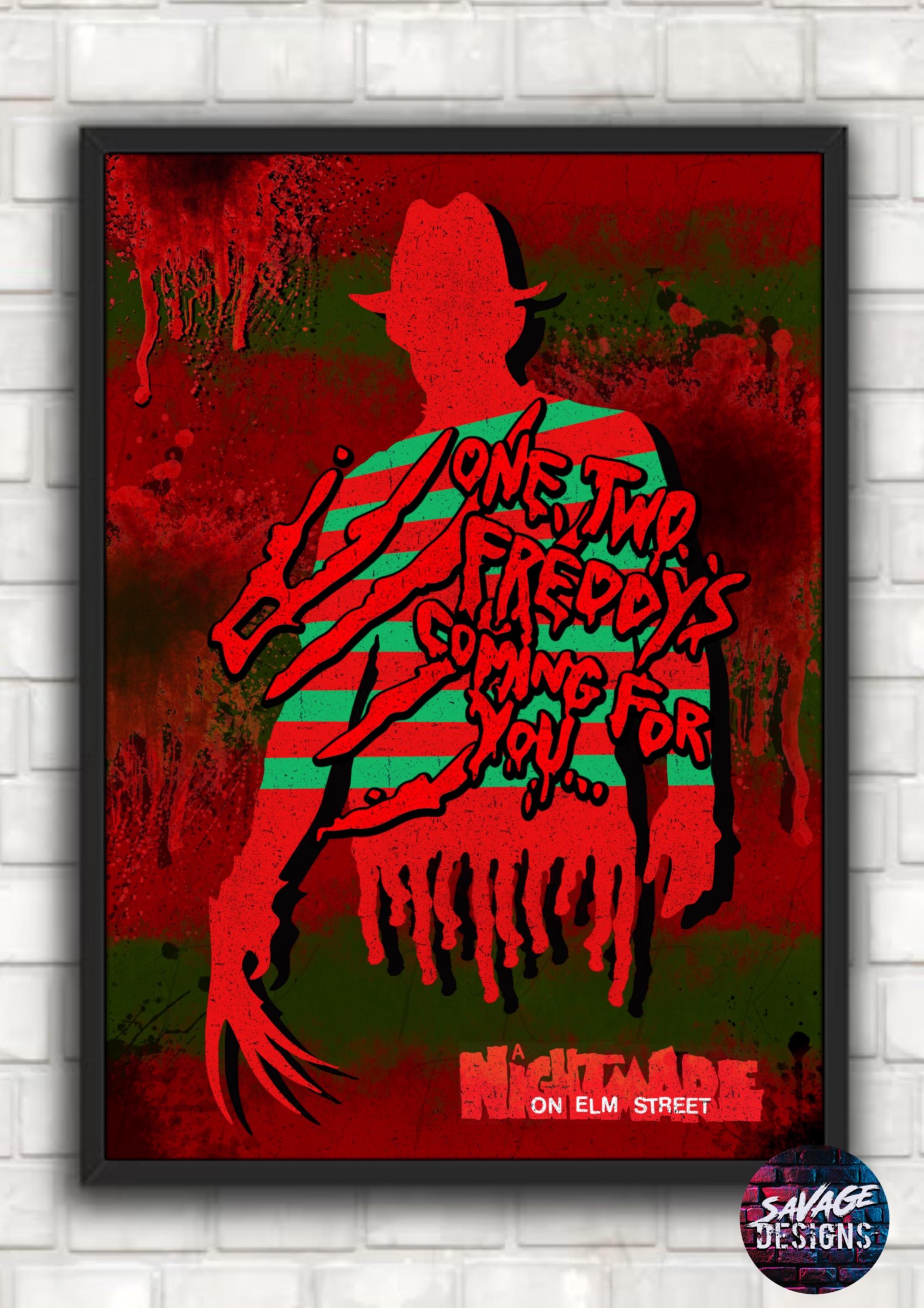 Springwood Slasher Freddy Krueger. A Nightmare on Elm Street Poster Print Robert Englund ...