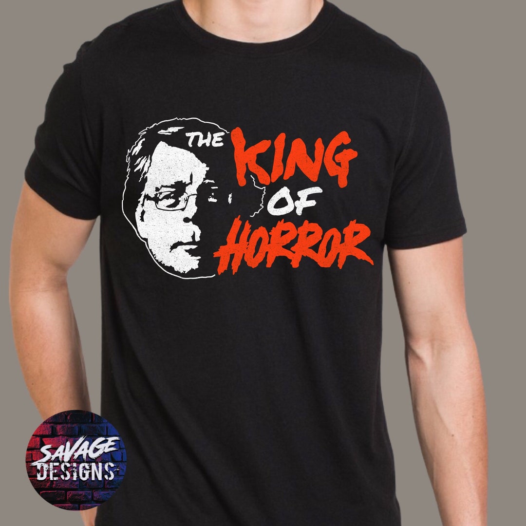 Stephen King the King of Horror Tshirt Etsy