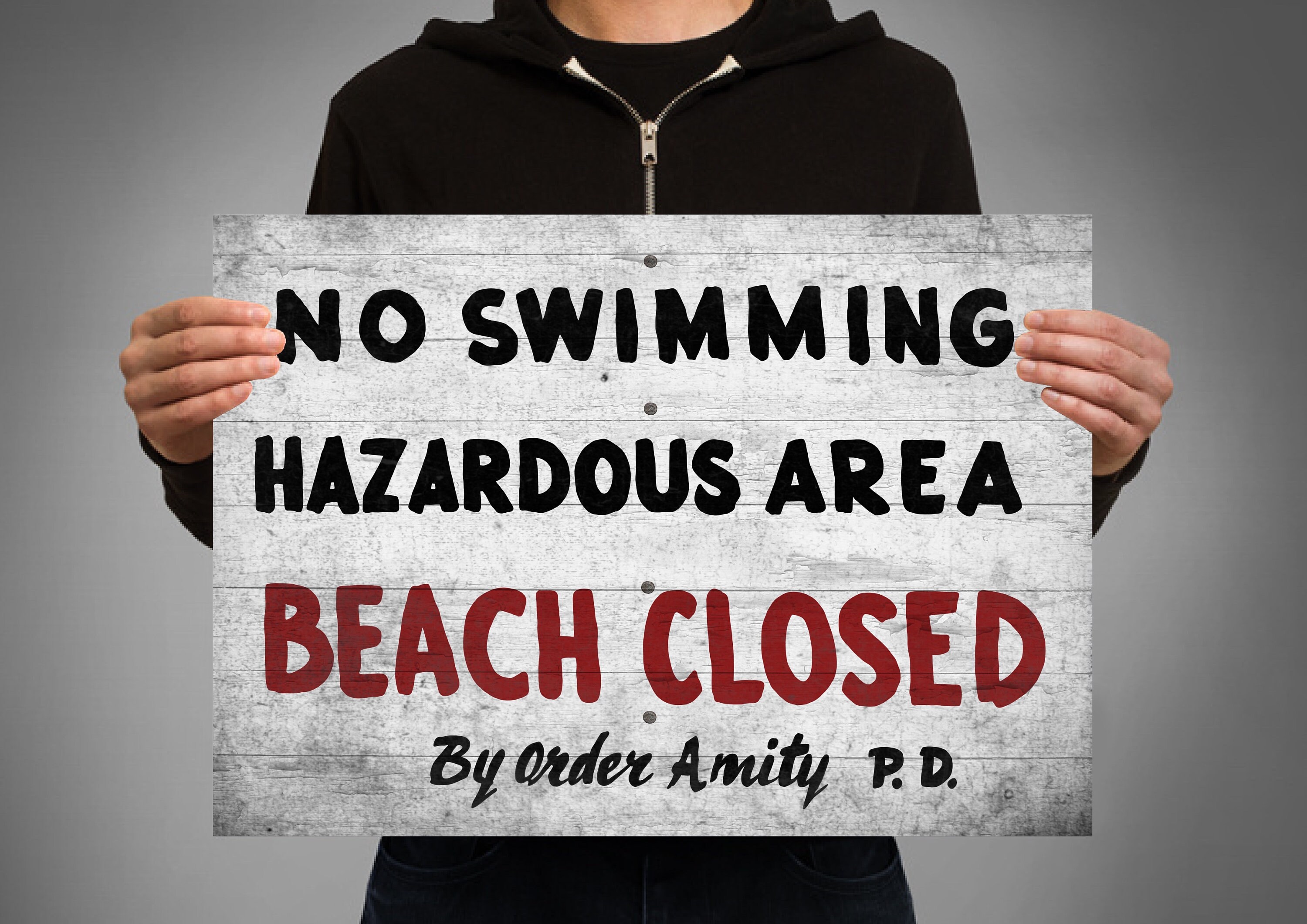 Beach Closed Sign. Jaws. Amity Island. DIGITAL DOWNLOAD ONLY. - Etsy