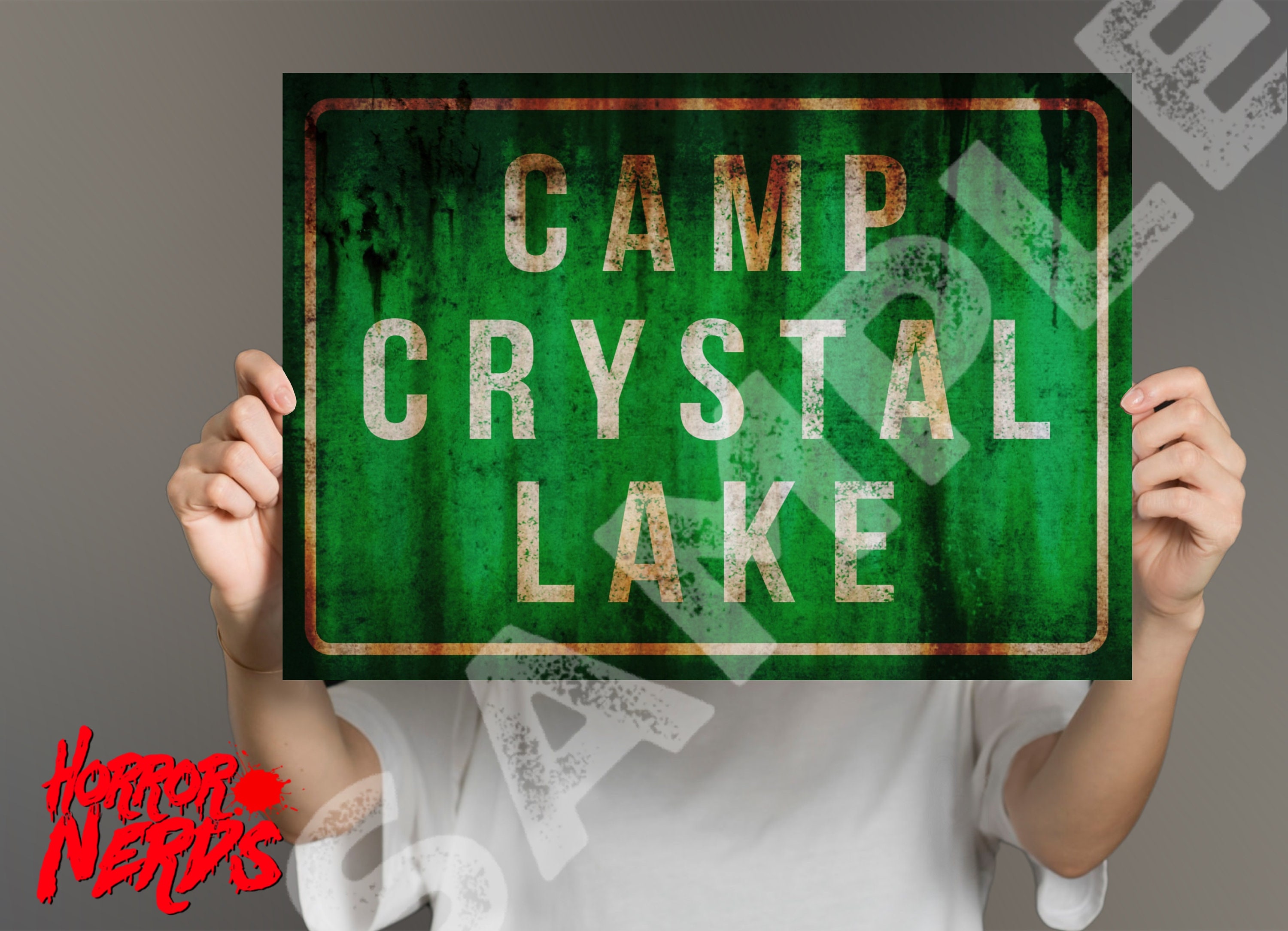 Friday the 13th Camp Crystal Lake Poster Etsy