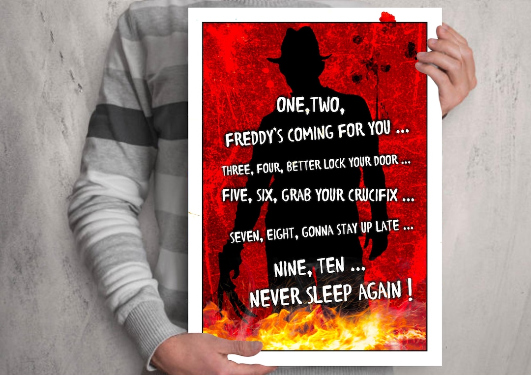 Springwood Slasher Freddy Krueger. A Nightmare on Elm Street Poster Robert Englund ...