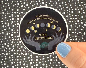 The Thirteen Aufkleber - Witchy Moon Phase Vinyl Aufkleber