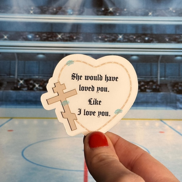 好き好きステッカー | ギフト | 激しいライバル関係 | ゲームチェンジャー | 本 | テレビ | ホッケー | ロマンス | 読書 | ホランダー | ロザノフ | クロス