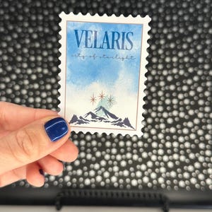 Velaris Stamp | ACOTAR | City of Starlight |  Rhysand | Feyre | Nesta | Casian | Azriel | Stickers | Fantasy Stickers | Romantasy