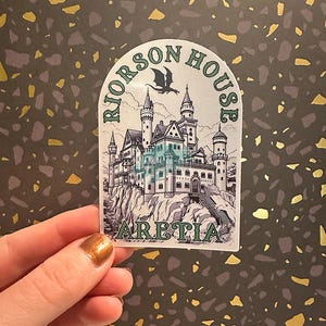 Riorson House | Iron Flame | Empyrean | Dragons | Xaden | Fourth Wing | Stickers | Fantasy Stickers | Romantasy