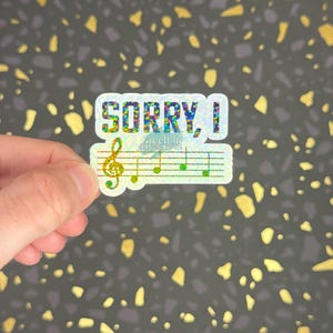 Desculpe, eu DGAF | Ensino Médio | Presentes Espirituais | Adesivos | Coro | Banda | Orquestra | Humorístico | Presentes | Presentes para Mães | Humor Musical | DontGiveAF