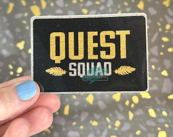 Sticker escouade de quêtes | Vinyle fait main romantique Fourth Wing