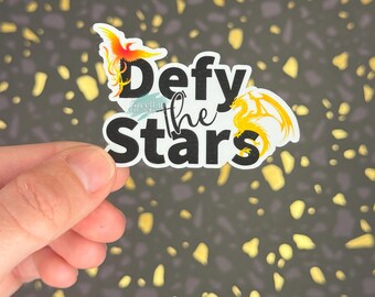 Defy the Stars-sticker | Romantiek: draak en feniks