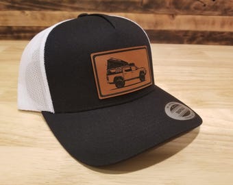 Tacoma Custom pu Leather Patch Hat Car Truck Guy Gift Christmas