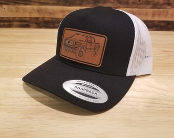 Tacoma Custom pu Leather Patch Hat Richardson 112 or Yupoong Toyota Hat