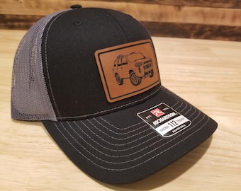Toyota 4Runner TRD Custom pu Leather Patch Hat Richardson 112 or Yupoong Gift Christmas Birthday
