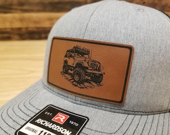 Custom Wrangler pu Leather Patch Hat Richardson 112 or Yupoong Gift Christmas Birthday