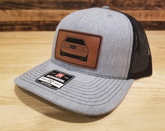NOTCH Foxbody Mustang Custom pu Leather Patch Hat Richardson 112 or Yupoong Gift Christmas Birthday