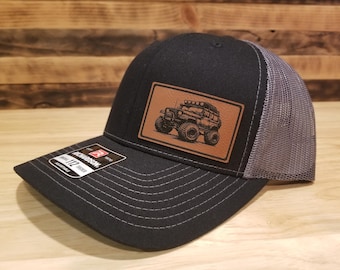 Wrangler Custom pu Leather Patch Hat Richardson 112 Gift Christmas Birthday
