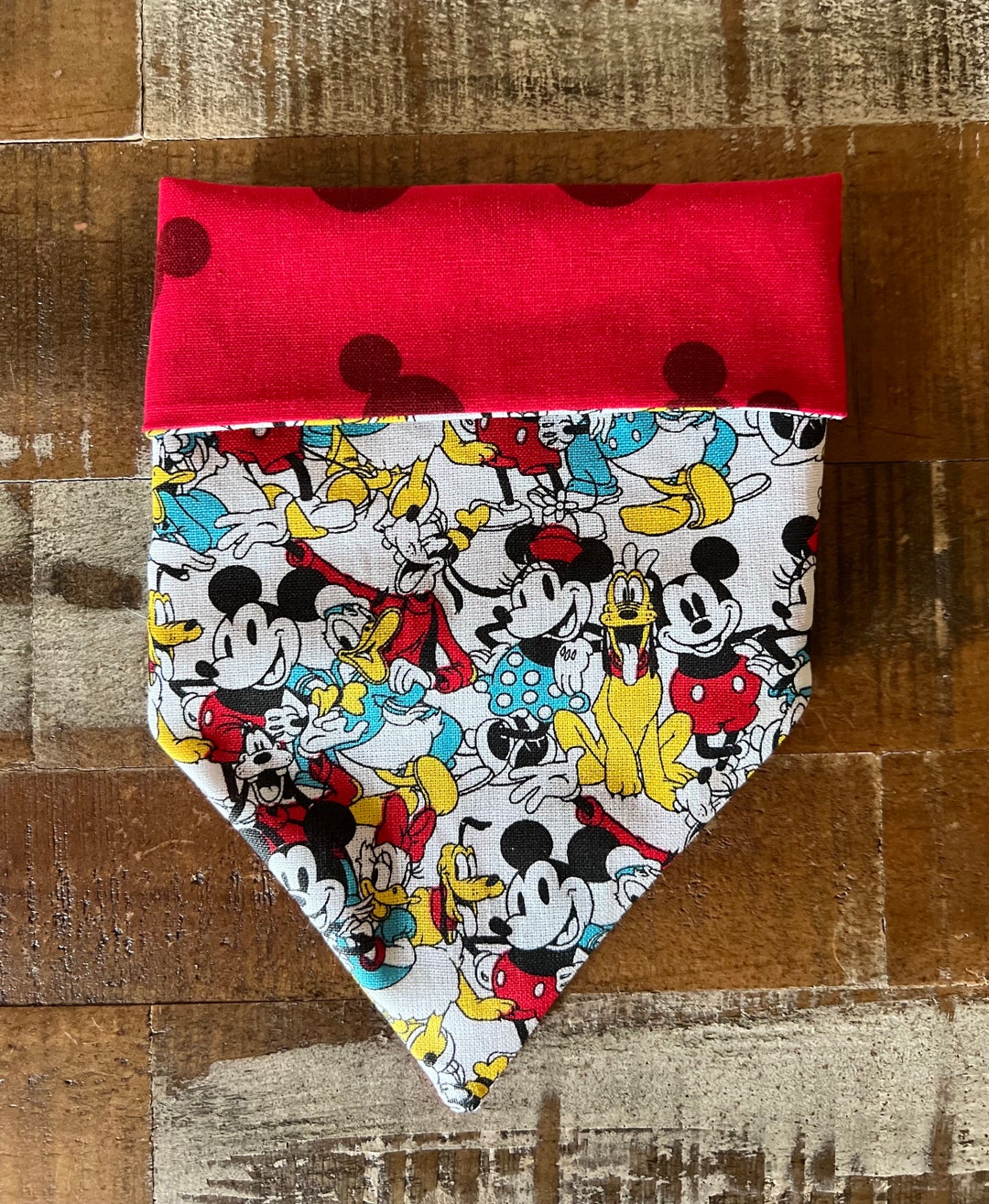 Disney Inspired REVERSIBLE Over the Collar Dog Bandanas Pet Etsy