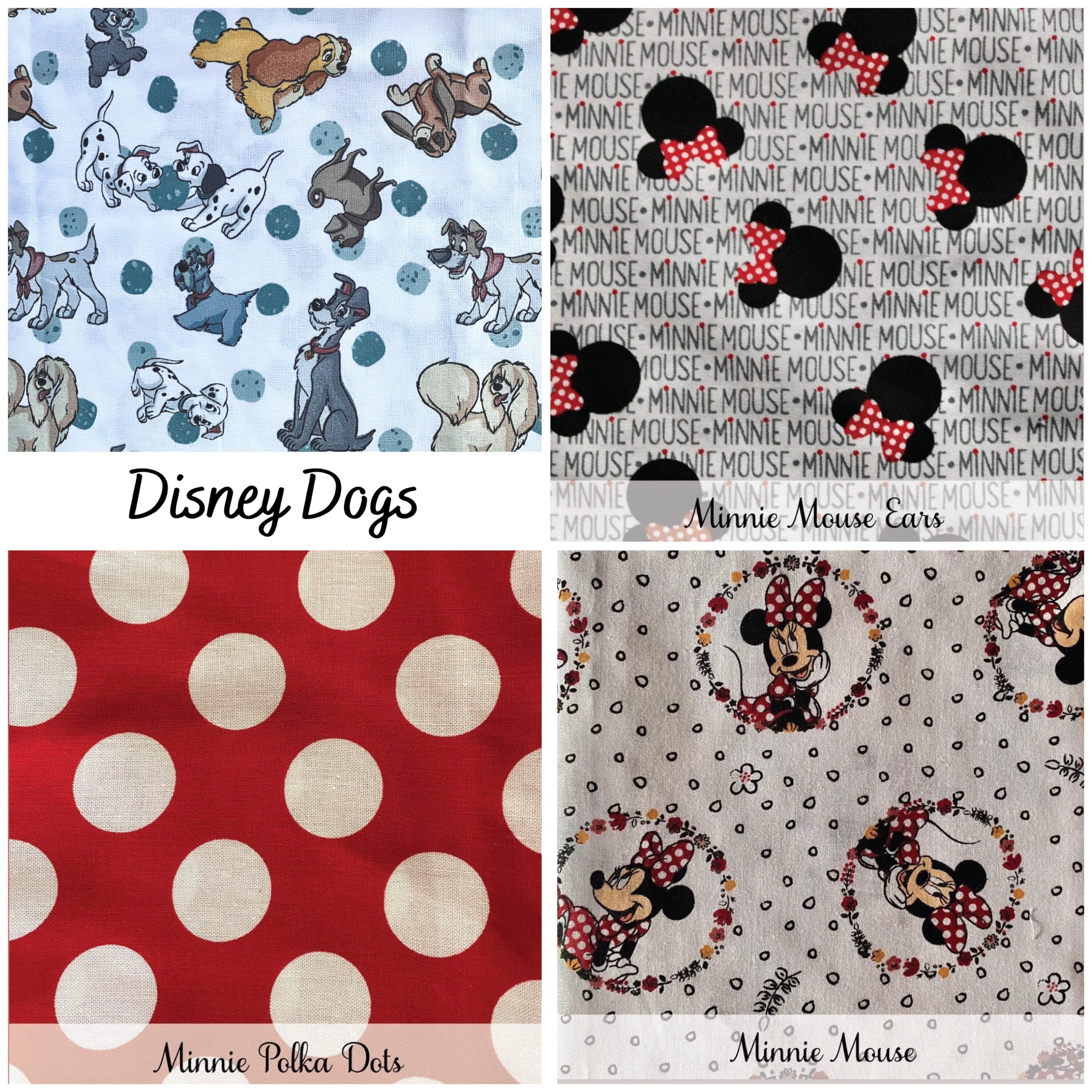 Disney Inspired REVERSIBLE Over the Collar Dog Bandanas Pet Neckwear