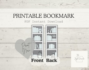 Marcador para impressão para amantes de livros, marcador de leitura, marcadores para impressão para colorir, marcador PDF para impressão