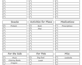 Editable Checklist Template, Minimalist design for Organization