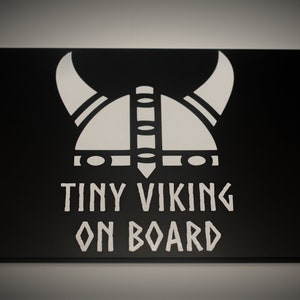 Naklejka na samochód Tiny Viking on Board Naklejka Baby on Board