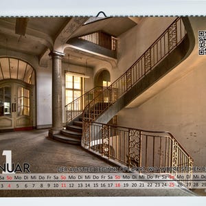 Calendar 2026 - Lost Places - A3 format image 3