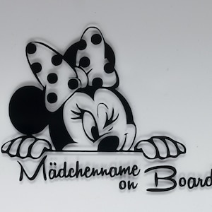 Adesivo "Baby on Board" personalizzato per auto