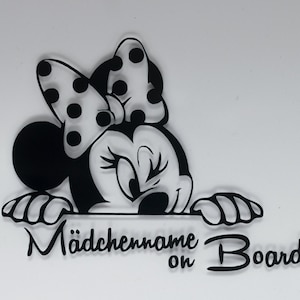 Baby on Board sticker personalized for car