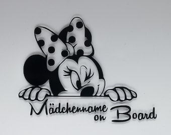 Baby on Board sticker personalized for car