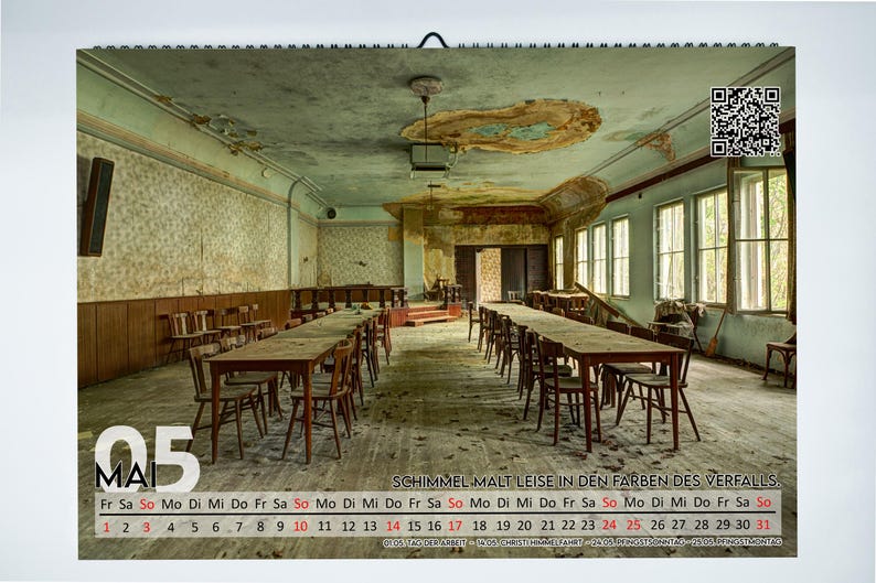 Calendar 2026 - Lost Places - A3 format image 5