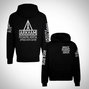 Arkham asylum hoodie new arrivals