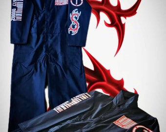 Dystopian Nightmare Barcode Jumpsuit.  Black Coveralls