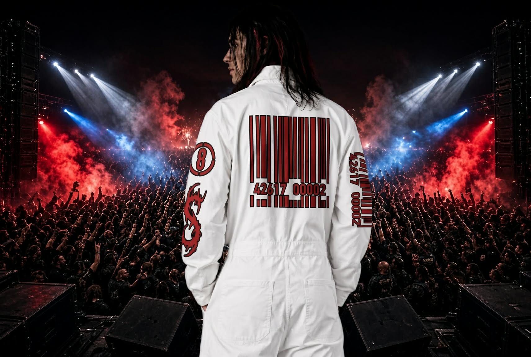 White Jumpsuit! Dystopian Nightmare Series Coveralls. Slipknot