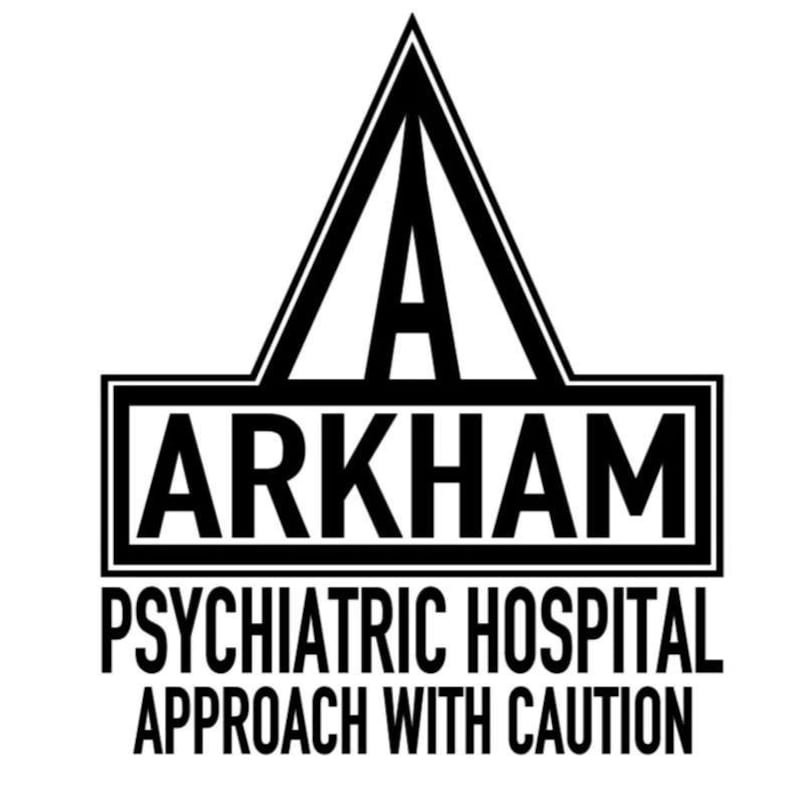 Prison Hoodie Arkham Asylum White Hooded Sweater. - Etsy