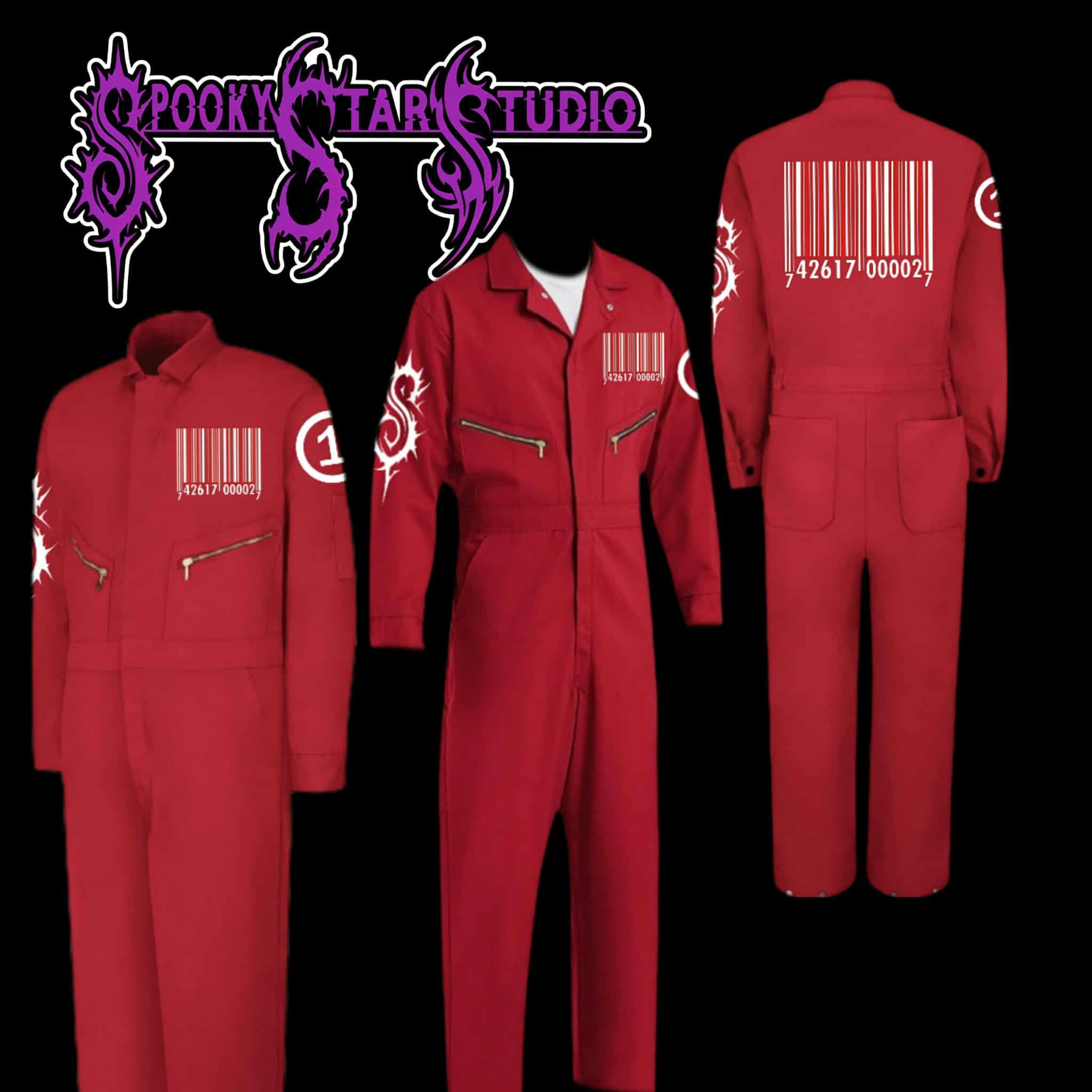 2026 Dystopian Alpha Series '99 Scarlet Remix Barcode Jumpsuit