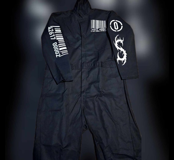 Black Barcode Jumpsuit, Alpha Series. Coveralls, Unisex. - Etsy Black Barcode Jumpsuit, Alpha Series. Coveralls, Unisex. - Etsy