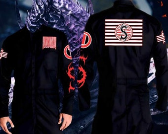 2024 Series Hell's Legion Black Jumpsuit, Unisex. Customizable!