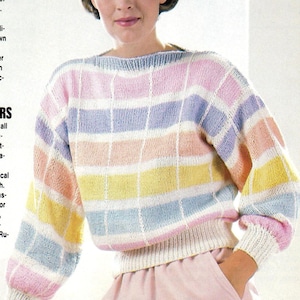Womens Vintage Boatneck Sweater - Etsy