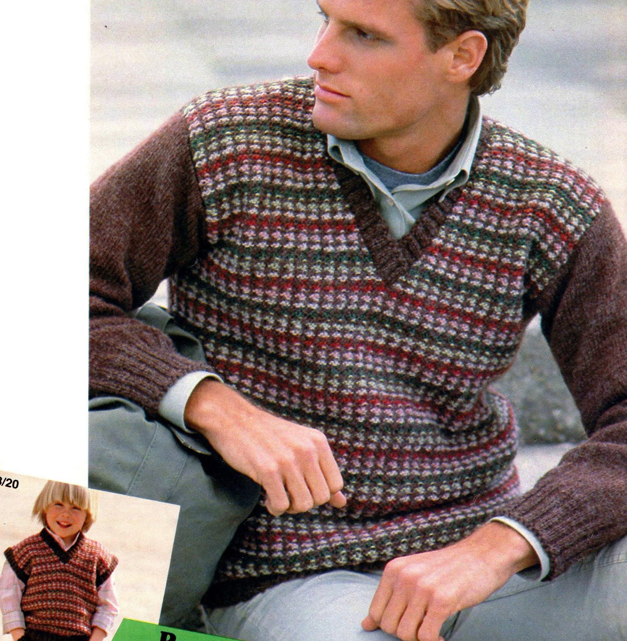 80s Mens V Neck - Etsy Ireland