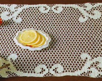 Vintage Crochet Pattern Crochet Table Center Lacy Table Center Crochet Centerpiece PDF Pattern in English 1990's