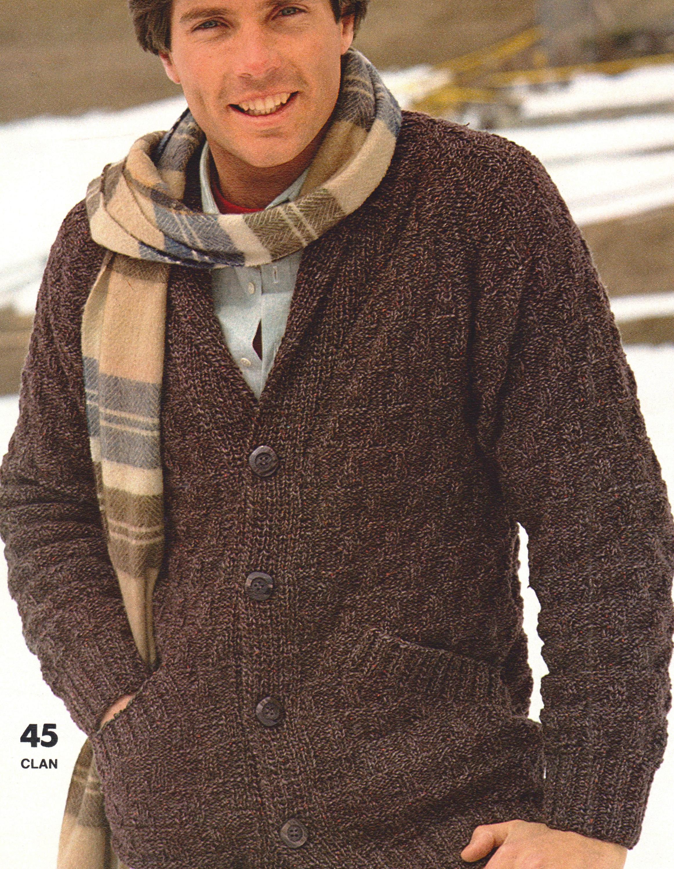 80s Cardigan Mens - Etsy