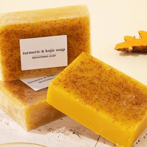 Turmeric kojic acid soap