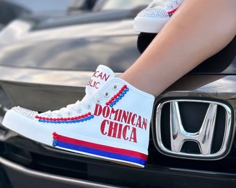 Sneaker alta in tela personalizzabile