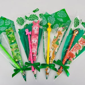 Safari Party Favor, Animal Pen, Bookmark/Ruler, Jungle Classroom Gift, Assembled Student Favors, Back to School Gift for Students