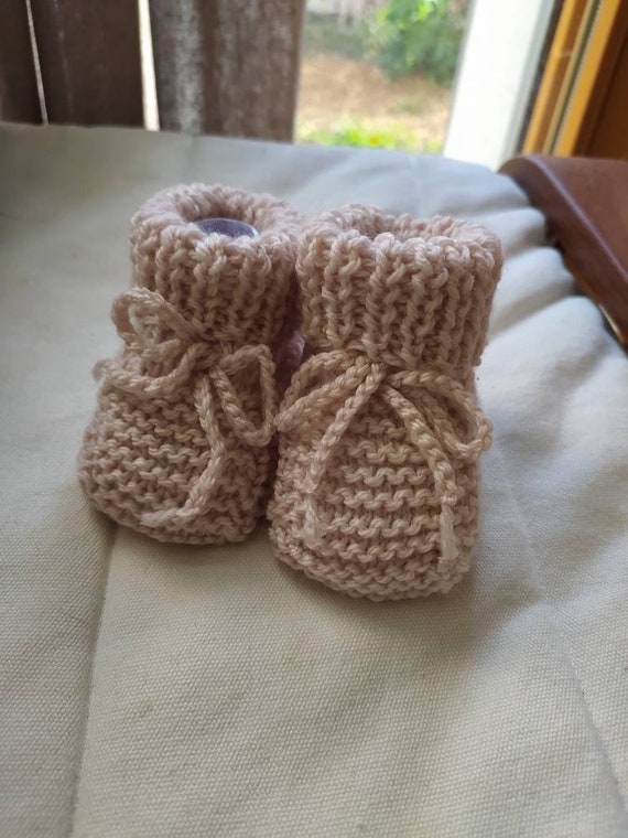 Chausson bebe 3 6 mois Etsy France