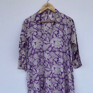 Beautiful neckline maxi dress | unique collared dress | hand block printed long dress