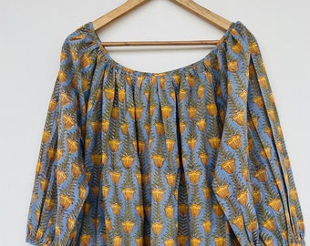 Block Print Cotton Mini Dress: Summer Casual Style