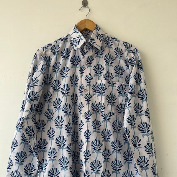 Block Printed Shirt - Etsy