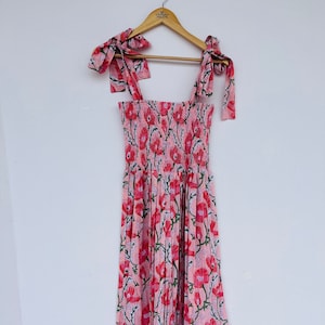 Block print cotton dress | summer maxi | floral dress | bohemian dress | beach dresses