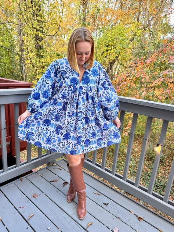 princess polly baby blue dress 10 Best Boho Dresses for Women Over 50